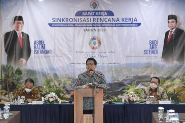 Raker Kemendesa PDTT Tahun 2022, Gus Halim Inginkan Hasil Kerja yang Rill dan Terukur