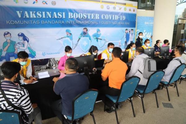 Bandara I Gusti Ngurah Rai Bali Gelar Program Vaksin Booster