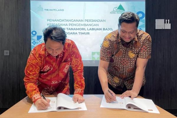 Triniti Land Tandatangani Perjanjian Kerjasama Pengembangan Proyek di Tanamori