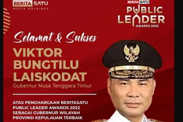 Gubernur NTT Raih Leader Award 2022 Provinsi Kepulauan