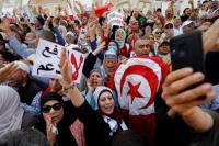 Ribuan Warga Tunisia Memprotes Presiden, Menuntut Kembalinya Demokrasi