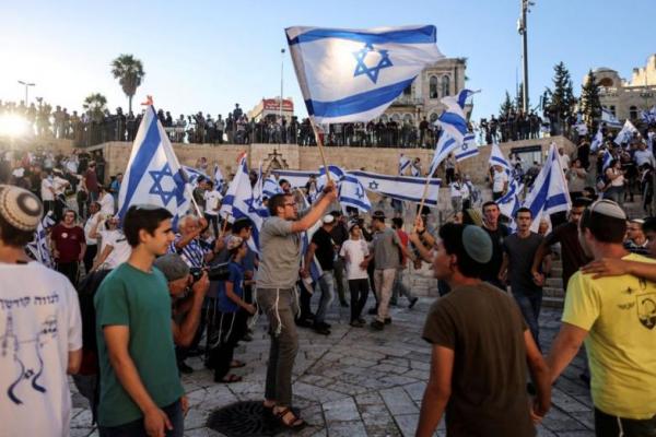 Hamas Tantang Israel Soal Pawai Bendera Nasionalis di Yerusalem