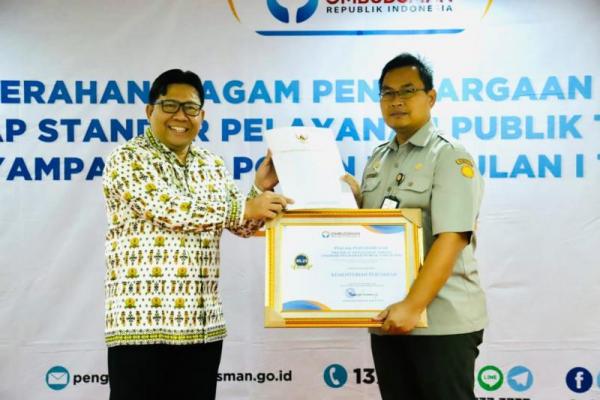 Pelayanan Publik Prima, Kementan Diganjar Penghargaan dari Ombudsman