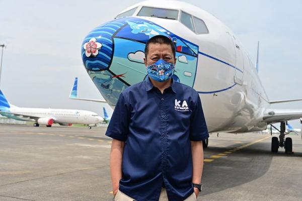 Direktur Utama Garuda Indonesia, Irfan Setiaputra. (Foto: kompas.com) 