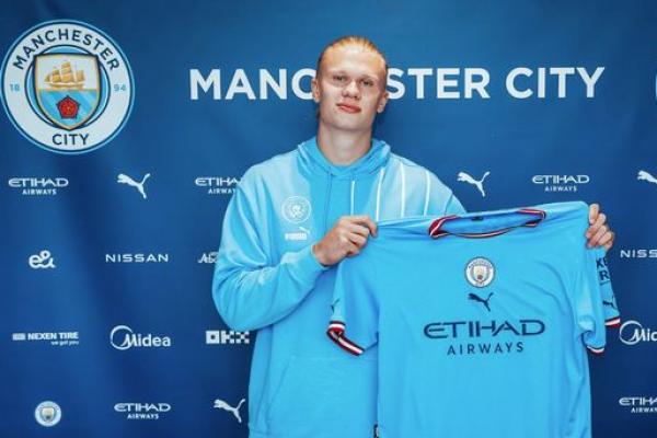 Erling Haaland Resmi Bergabung ke Manchester City 