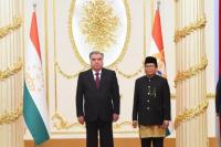 Dubes Fadjroel Menyerahkan Surat Kepercayaan Kepada Presiden Tajikistan