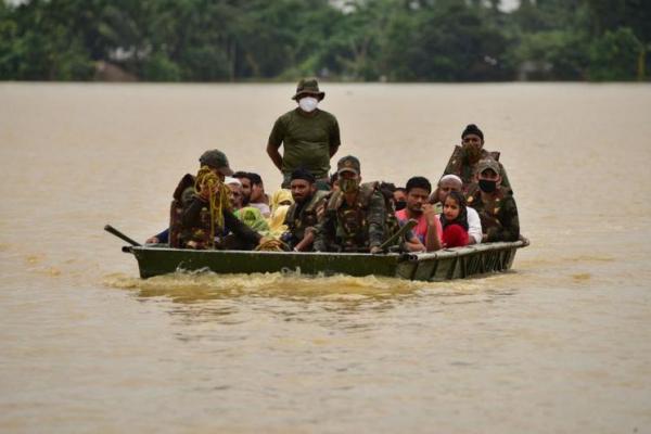 Seperempat Wilayah Bangladesh Banjir, Jutaan Orang Terdampar Tunggu Bantuan
