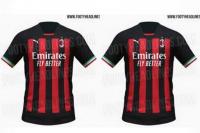 Desain Jersey Kandang AC Milan 2022-2023 Bocor