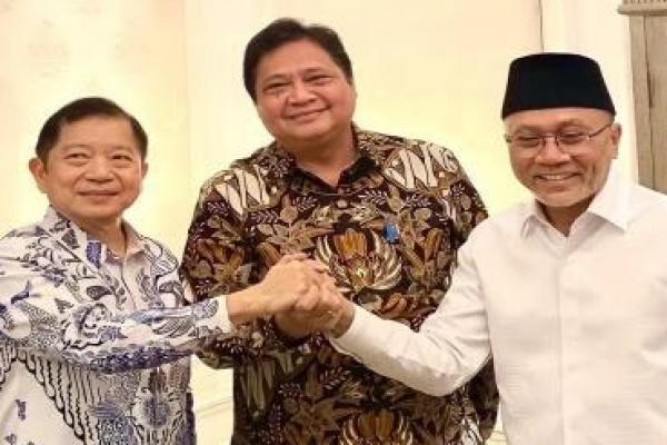 Pamer Kemesraan, Golkar-PPP-PAN Bakal Daftar Bareng ke KPU