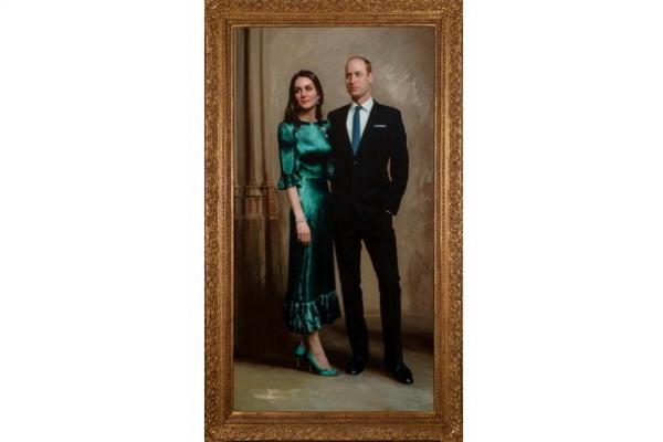 Pangeran William dan Kate Middleton Dilukis Seniman Jamie Coreth