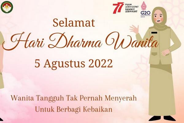 5 Agustus Hari Dharma Wanita Nasional, Tingkatkan Kualitas SDM Para Istri PNS