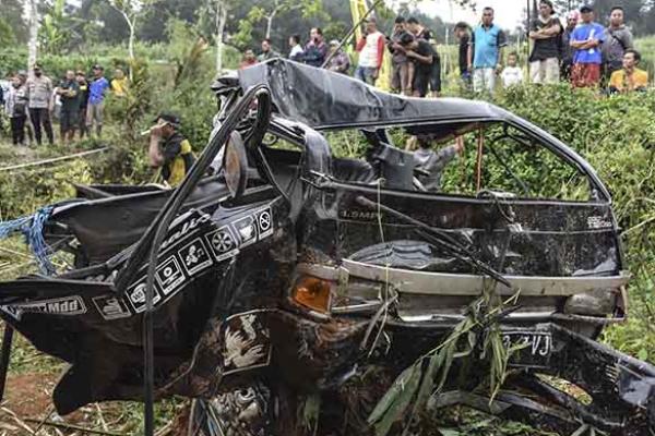 Mobil Masuk Jurang, Delapan Tewas di Ciamis