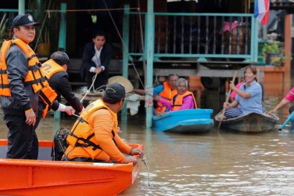 Depresi Tropis Mulan Picu Banjir Bandang di Perbatasan Thailand-Myanmar