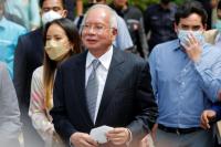 Mantan Perdana Menteri Malaysia Najib Razak di Pengadilan Federal Putrajaya, Malaysia, 23 Agustus 2022. Foto: Reuters