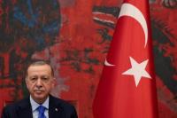 Presiden Turki Tayyip Erdogan saat berkunjung ke Beograd, Serbia 7 September 2022. Foto: Reuters