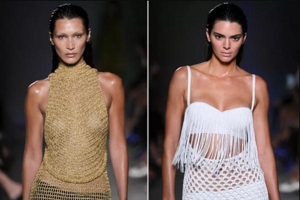 Penampilan Memukau Kendall Jenner dan Bella Hadid di New York Fashion Week 2022