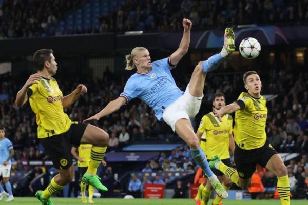 City Kalahkan Borussia Dortmund 2-1, Erling Haaland Cetak Gol ke Bekas Klubnya