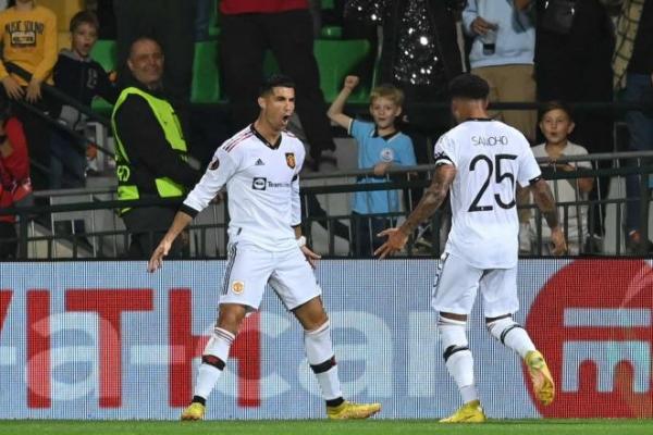 MU Tekuk Sheriff 2-0, Ronaldo Cetak Gol Perdana