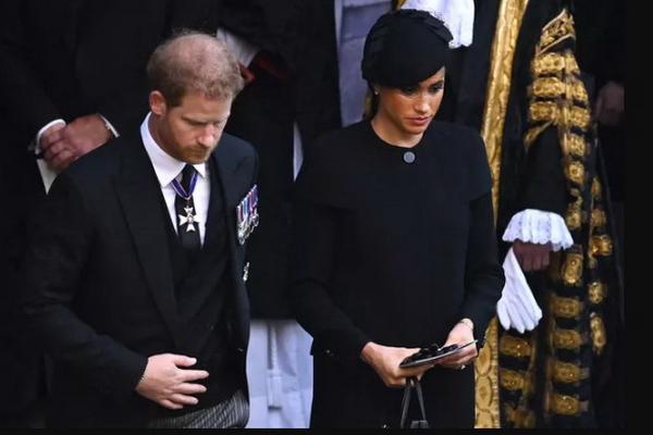 Meghan Markle dan Pangeran Harry tak Hadiri Resepsi Pemakaman Ratu Elizabeth di Istana