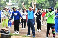 Wakil Ketua MPR Hadiri Olah Raga Bersama di Lapangan Prawatasari, Cianjur