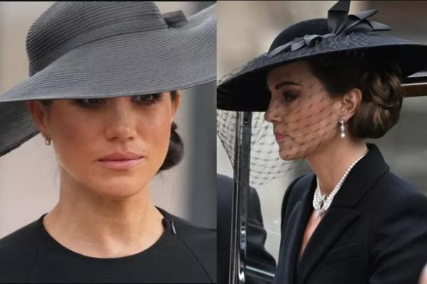 Meghan Markle dan Kate Middleton Pakai Anting Ratu Elizabeth