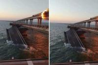 Ukraina Sebut Ledakan di Jembatan Kerch Hanya "Permulaan"