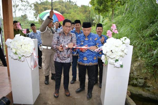 Resmikan Destinasi Wisata Telaga Madiredo, Gus Halim Minta Fasilitas Ditingkatkan