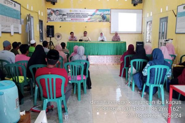 Kementan Gelar Literasi Keuangan Rumah Tangga Petani di Luwu Timur