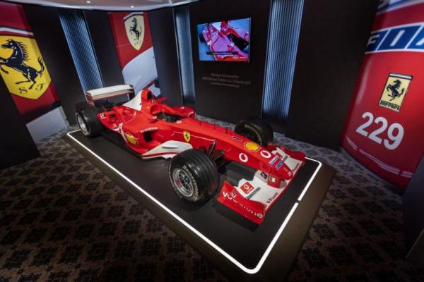 Ferrari yang Antarkan Michael Schumacher Menang Lima Kali, Dilelang di Jenewa