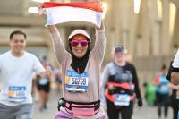 Partai Gelora Ikuti Kejuaraan Lari Maraton WMM di New York