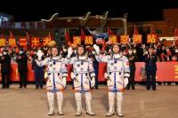 Tiga Astronot Tiongkok Tiba di Stasiun Luar Angkasa China Hari Ini