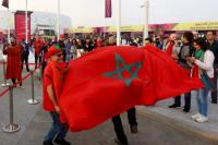Jadi Kebanggaan di Piala Dunia, Bendera Maroko Berkibar di Arab