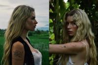 Liburan ke Bali, Model Inggris Lottie Moss Pamer Tato Baru di Wajah