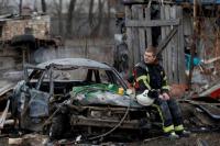 Sirene Meraung Sejak Pagi di Kyiv Akibat Serangan Pesawat Tak Berawak Rusia