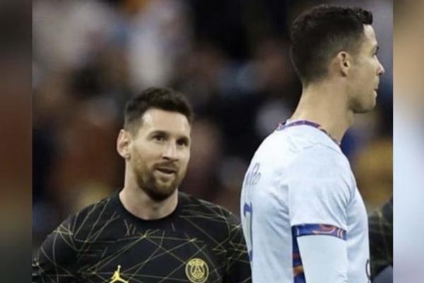 Dua GOAT Bertemu Lagi, Viral Video Lionel Messi Menatap Cristiano Ronaldo