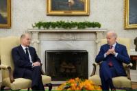 Biden dan Scholz Bersumpah akan Menghukum Rusia Atas Perang di Ukraina