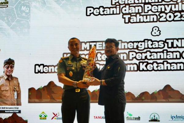 Kementan Gaungkan Genta Organik, TNI-AD Siap Wujudkan Ketahanan Pangan