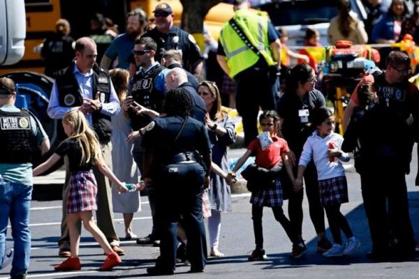 Penembakan Massal di Sekolah Kristen Tennesse Tewasksn Enam Orang