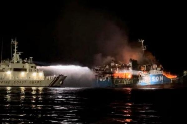 Kebakaran Kapal Feri di Filipina Tewaskan 28 Penumpang