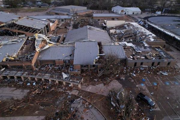 Badai Tornado Melanda Amerika Bagian Timur, Sedikitnya 20 Orang Tewas