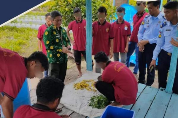 Kementan Gandeng Lapas Kelas III Sukamara Latih Warga Binaan Budidaya Tanaman Hortikultura