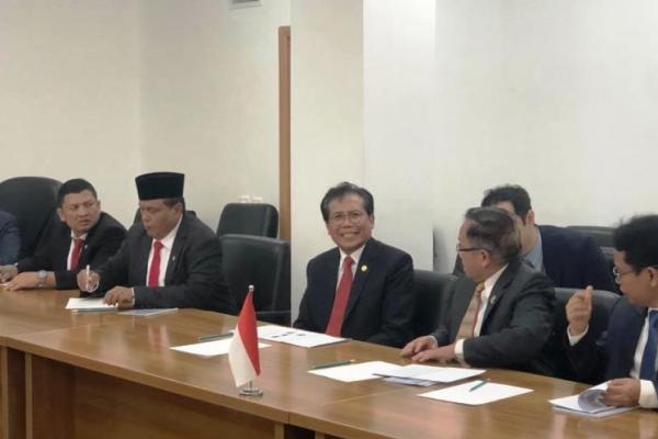 Dubes Fadjroel Dampingi DPD Bertemu Kementerian Ekonomi Kazakhstan