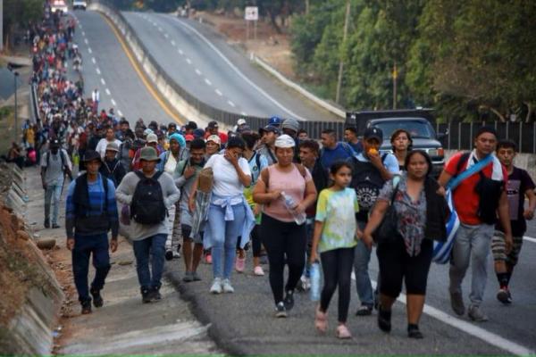 Ditahan Berbulan-bulan, Ribuan Migran Menuju Mexico City Tuntut Suaka AS