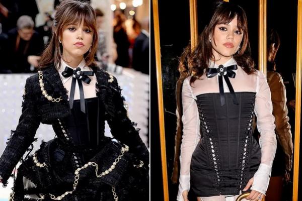 Jenna Ortega Ubah Penampilan Goth-Glam Met Gala 2023 untuk Afterparty