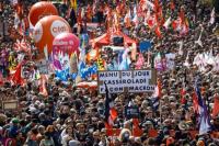 Lawan Reformasi Pensiun, Serikat Pekerja Prancis Rencanakan Protes Besar 6 Juni