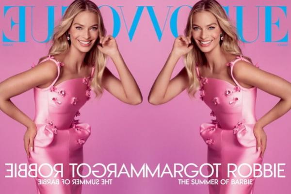 Gaya ala Barbie Margot Robbie di Sampul Majalah Vogue, Cantik Banget!