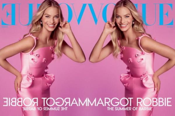 Gaya ala Barbie Margot Robbie di Sampul Majalah Vogue, Cantik Banget!