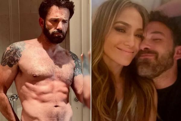 Hari Ayah, Jennifer Lopez Unggah Foto Ben Affleck dengan Perut Sixpack