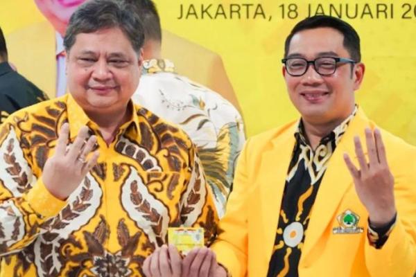 Gabung Prabowo, Golkar Tawarkan Airlangga dan RK Sebagai Cawapres 