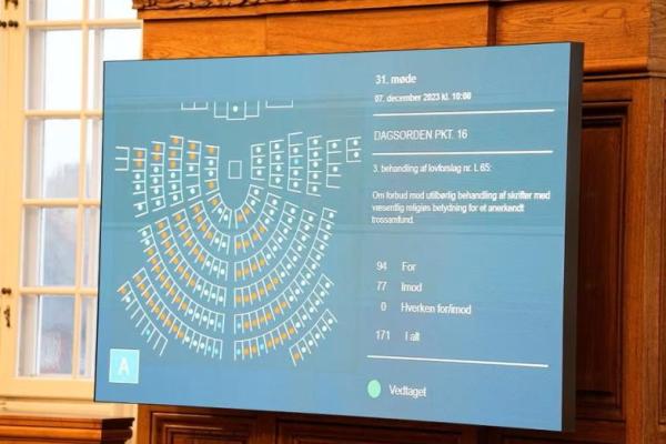 Parlemen Denmark Sahkan Undang-undang yang Melarang Pembakaran Alquran
